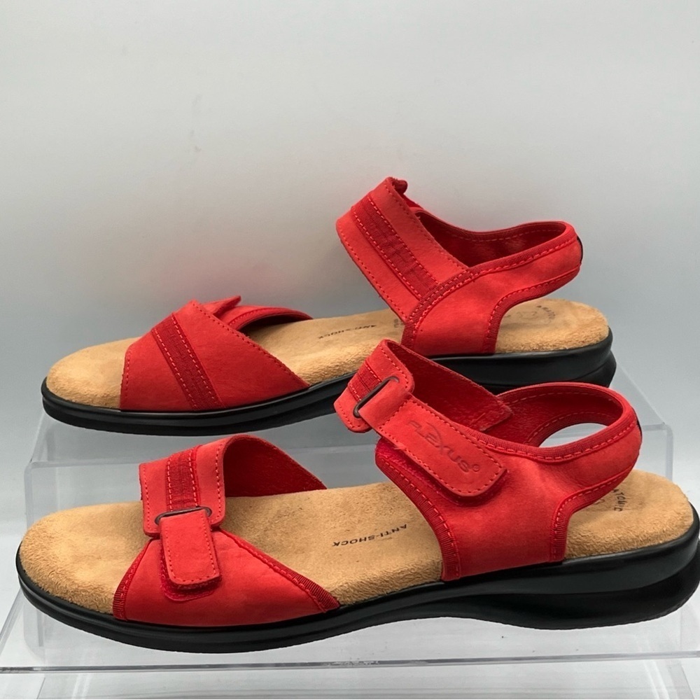 Spring Step Flexus Danila Red Hook And Loop Leath… - image 3